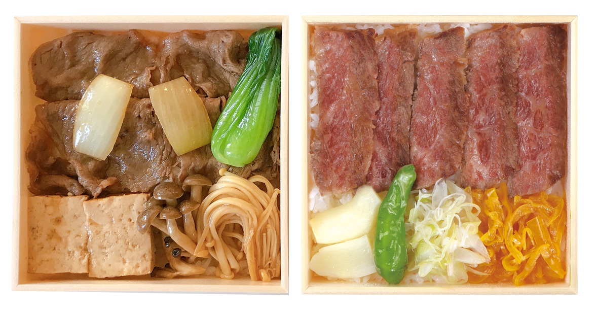 ◆黒毛和牛 二段重弁当